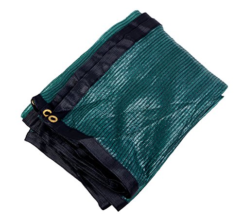 YGS 40% Green 12 ft x 10 ft Shade Cloth UV Resistant Net for Garden Flower Plant