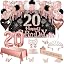 20th Rose Gold Black