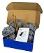 DIY Knitting Blanket Kit Super Soft Thick and Thin Bulky Yarn US 15 Needles (Charcoal Grey)