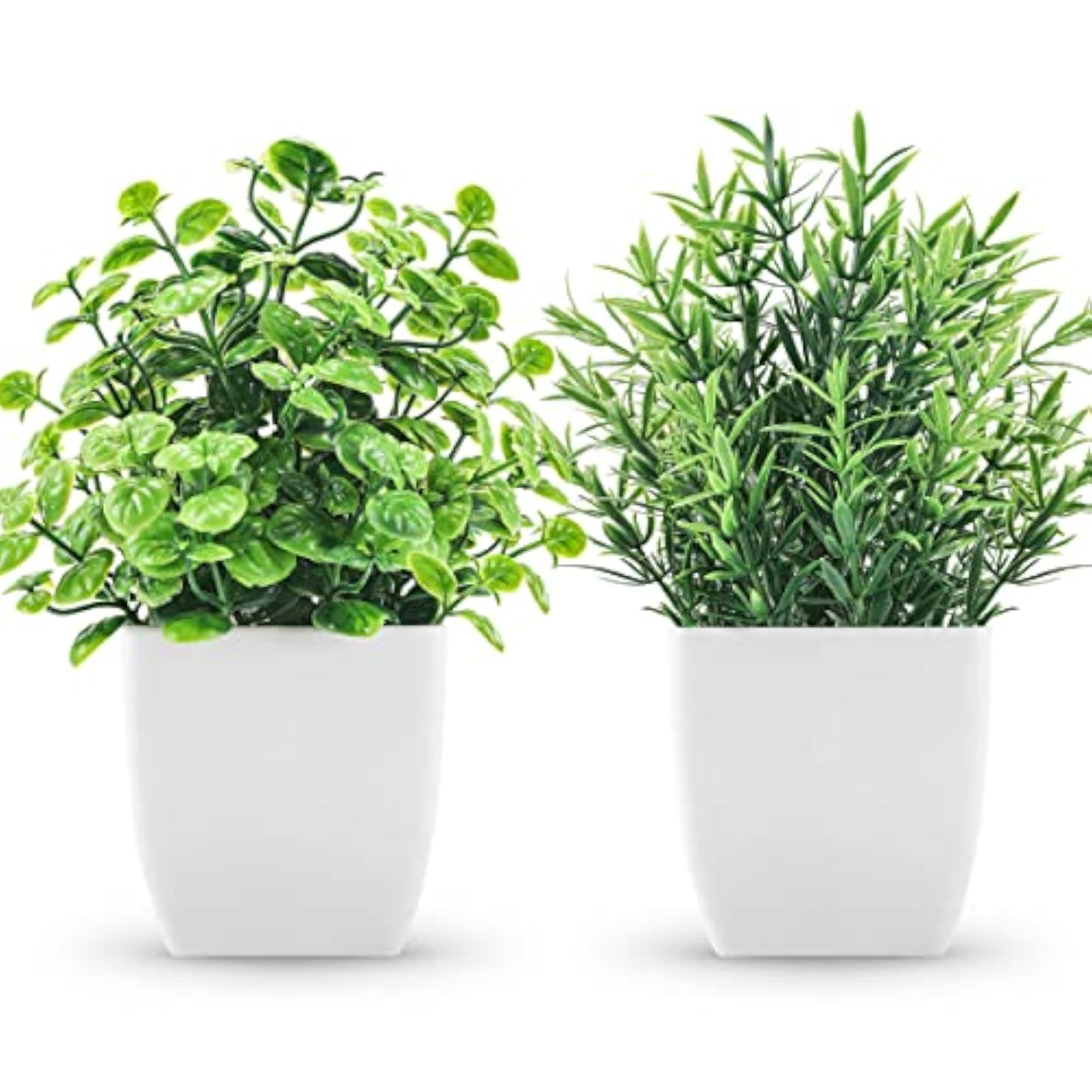 2 Packs Fake Plants for Home Decor