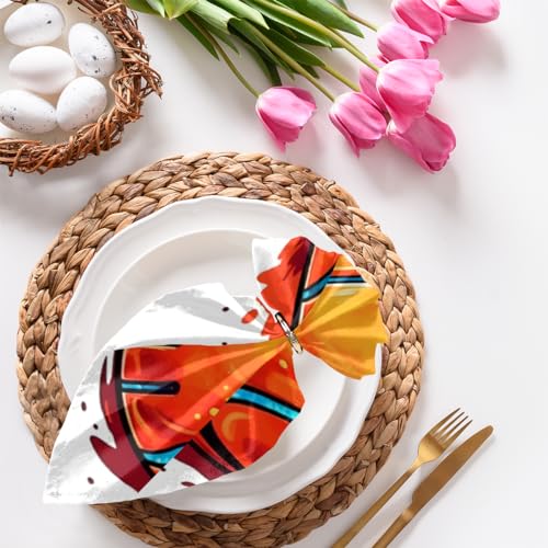 Servilletas de Tela Multicolor Set x6 50.5x50.5 cm miniatura 4