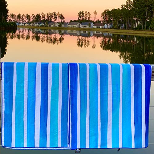 Elite Trend Microfiber Lightweight Beach Towel For Travel - Extra Large Xl 78X35, Large 71X31, Family 72X72 Swim, Pool, Yoga, Traveling (Maldives, Family (72X72-Inch)) #TOP4