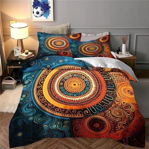 Housse de couette 3D art abstrait en microfibre premium - 6