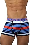 normani 6 x Herren Retroshorts mit hohem Baumwollanteil und verschiedenen Motiven Farbe NASA Stripes Größe S