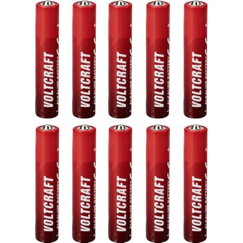 VOLTCRAFT VC-16108025 Batteria mini formato AAAA Mini (AAAA) Alcalina/manganese 1.5 V 500 mAh 10 pz.