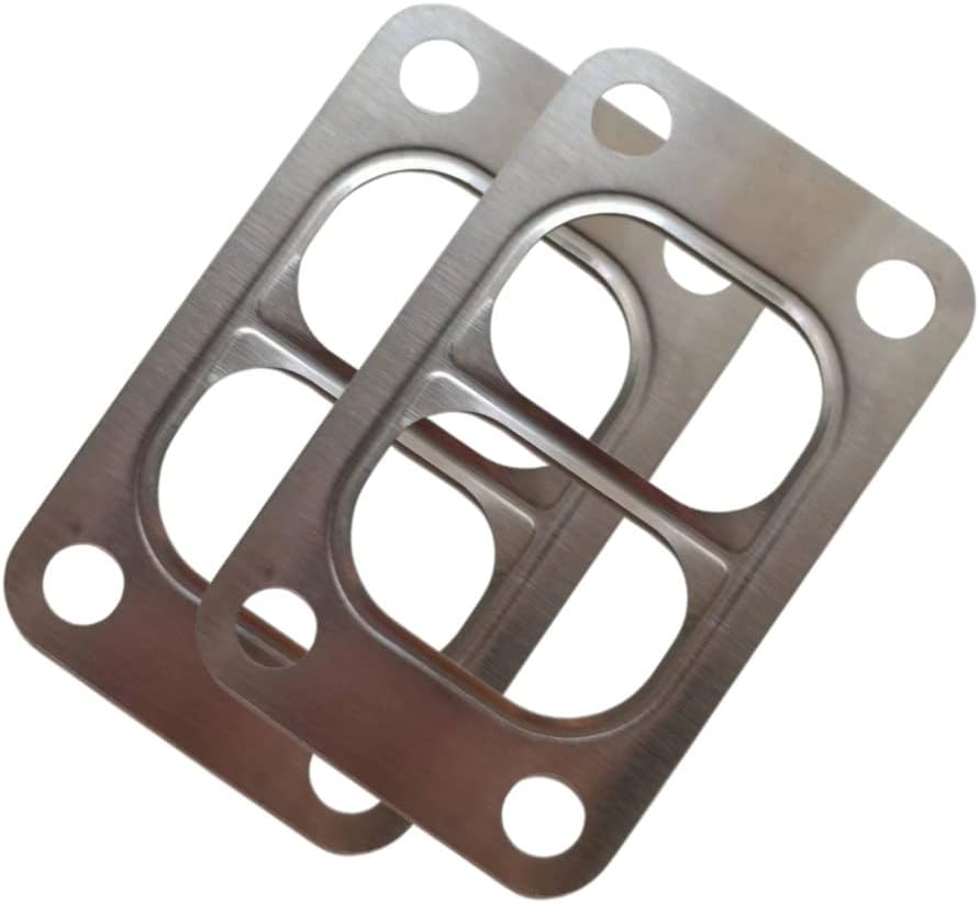 2x T6 Turbo Manifold Inlet Flange Gasket – Twinscroll Divided 304 Stainless Steel