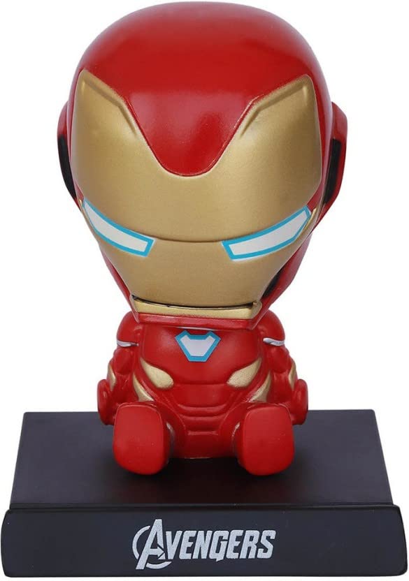 USCATALOG Ironman Bobble Head with Mobile Holder (Design1) Superhero
