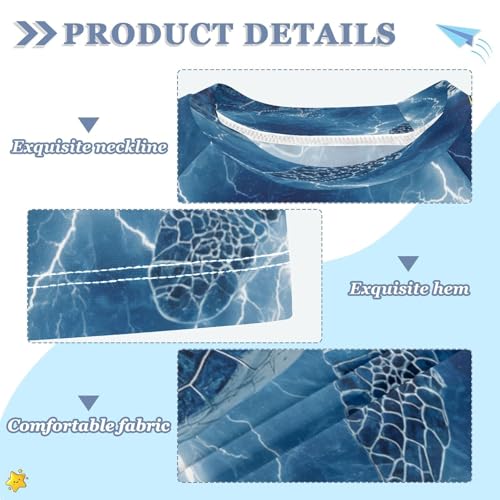 Boys Short Sleeve T-Shirts Turtle Lightning Sea Rashguard Kids Swim Shirts Sun UPF 50+3