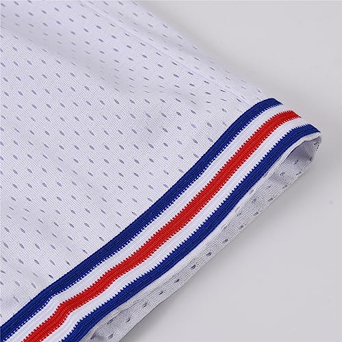 Youth Space Movie Basketball Shorts 90s Sports Shorts for Kid for Halloween White S-XL4