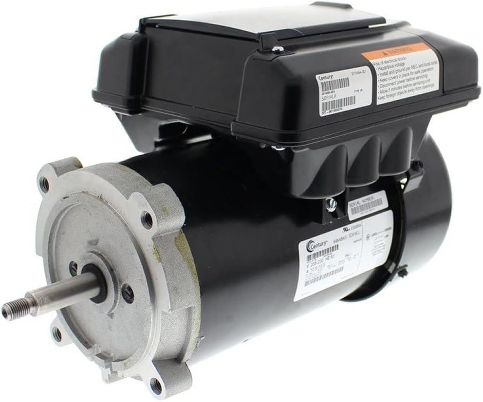 Variable Speed ECM Pool Motor 1/2 hp 2-SPD 56J 208-230V Century # ECM16CU