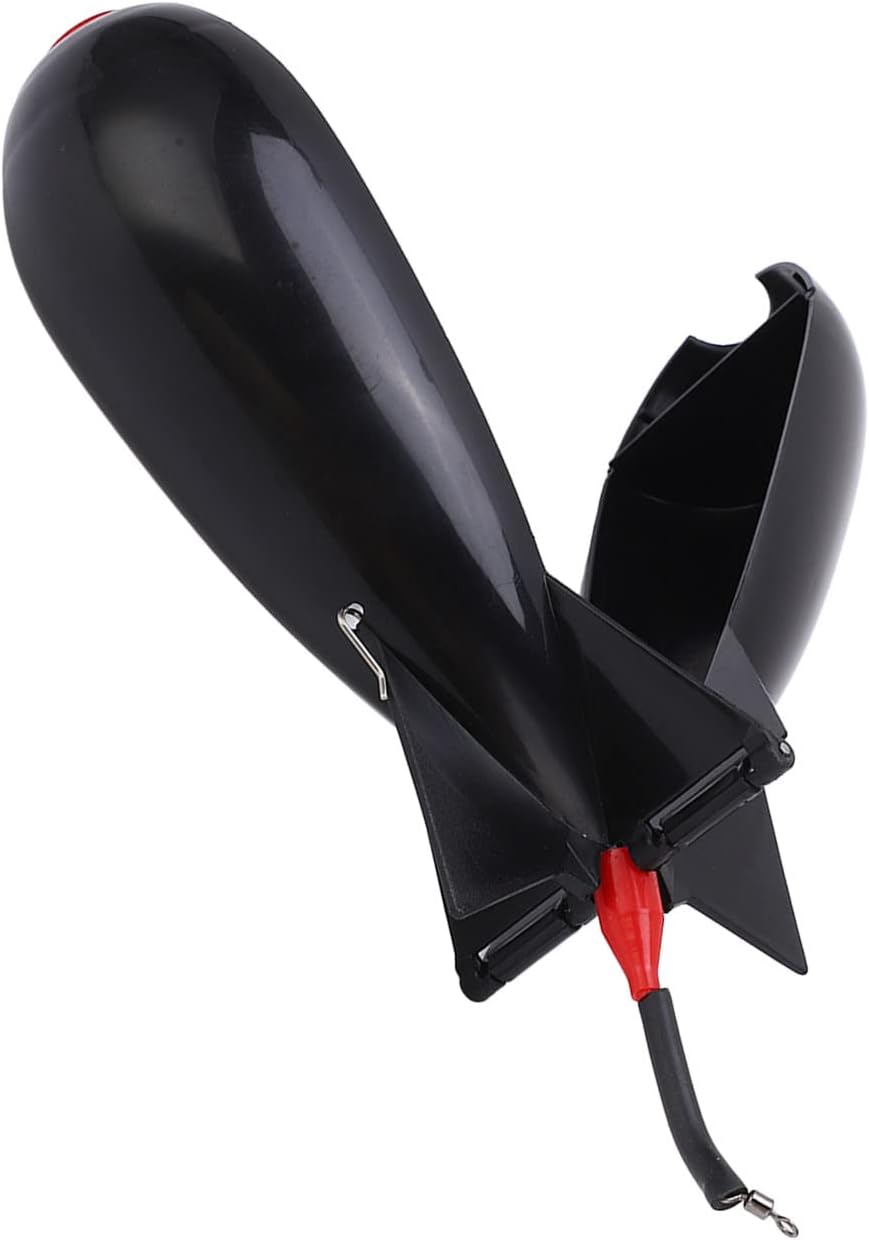 Keenso Float Lure Bait Holder Carp Feeder Float Bait Holder Bomb Float Lure Bait Holder, Bait Thrower Carp Feeder Carp Feeder Float Bait Holder for Precision Fishing Artificial Bait