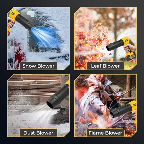 NOVORA Cordless Leaf Blower with 2 Batteries and Charger - Image 4