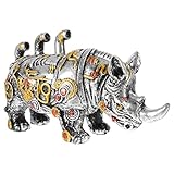 Rhinocéros : la parure est faite de , qui peut résister à une utilisation , décorations de rhinocéros