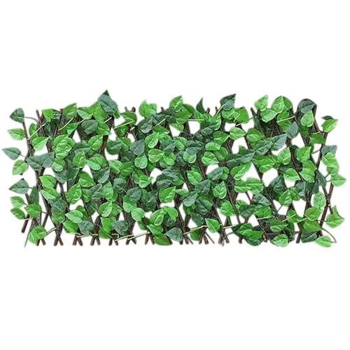 SQQCREATO Malla Ocultacion Jardin Exterior Valla de simulación, Hoja Verde Artificial, Pantalla privacidad for balcón, Valla jardín, protección, decoración