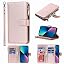 9 Card Slots Zipper RoseGold