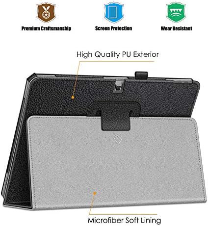 Fintie Case for Fusion5 Windows 10 FWIN232 Plus S1 / FWIN232 PRO S1 Tablet [Not for FWIN232 S2] - Folio Protective Stand Cover with Auto Wake/Sleep (Black)