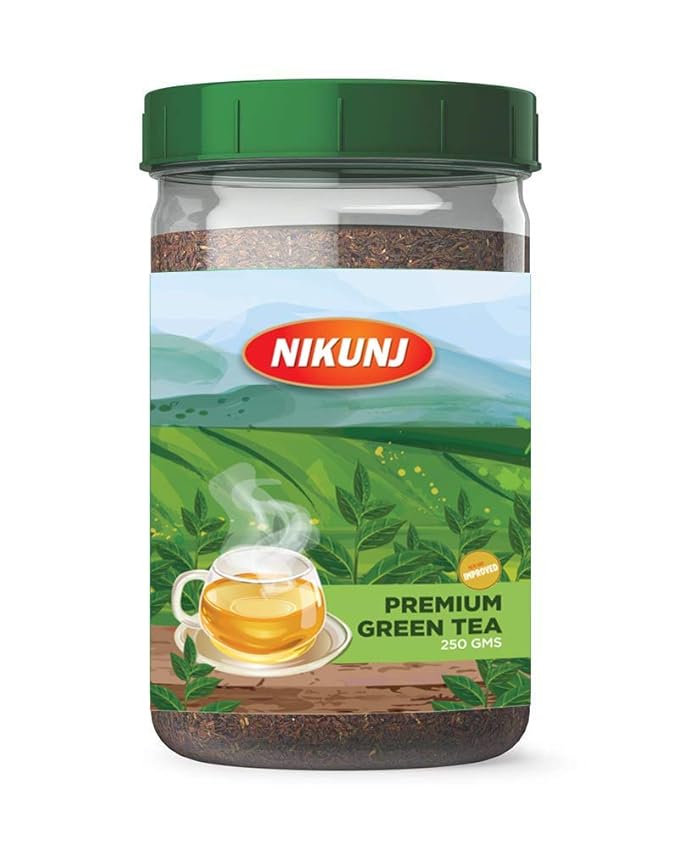 Nikunj Premium Green Tea Jar, 250g Amazon.in Grocery & Gourmet Foods