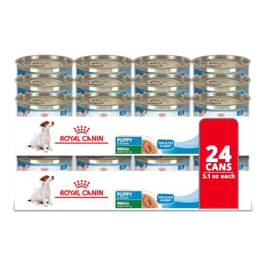 Royal Canin Size Health Nutrition Small Puppy Thin Slices in Gravy Dog Food, 5.1 oz (Pack of 24)