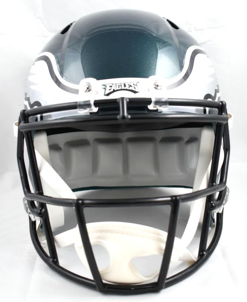 DeVonta Smith Autographed Philadelphia Eagles F/S Speed Helmet - Fanatics *White