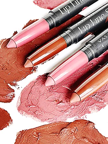 VASANTI Lip Line Stix - Define and Shapes Lips, Soft, Easy-glide Lip Liner Lipstick - Natural, Paraben-Free, Cruelty-Free (Depth Definer) - Image 8