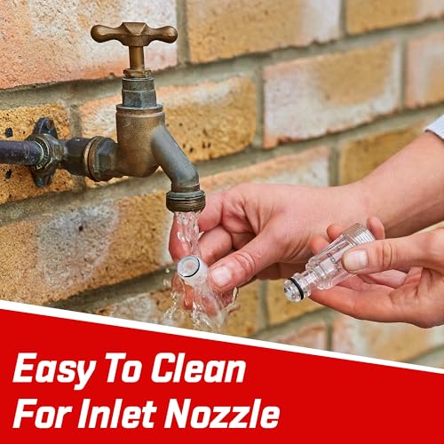 Image of TUQO 3 /4 inch Inlet Water Filter Nozzle (Pack of 2) | Universal Connector for High-Pressure Washers | Compatible with TUQO, Bosch, Karcher, JPT, Starq, Agaro & More | Durable & Leak-Proof - Model WF60