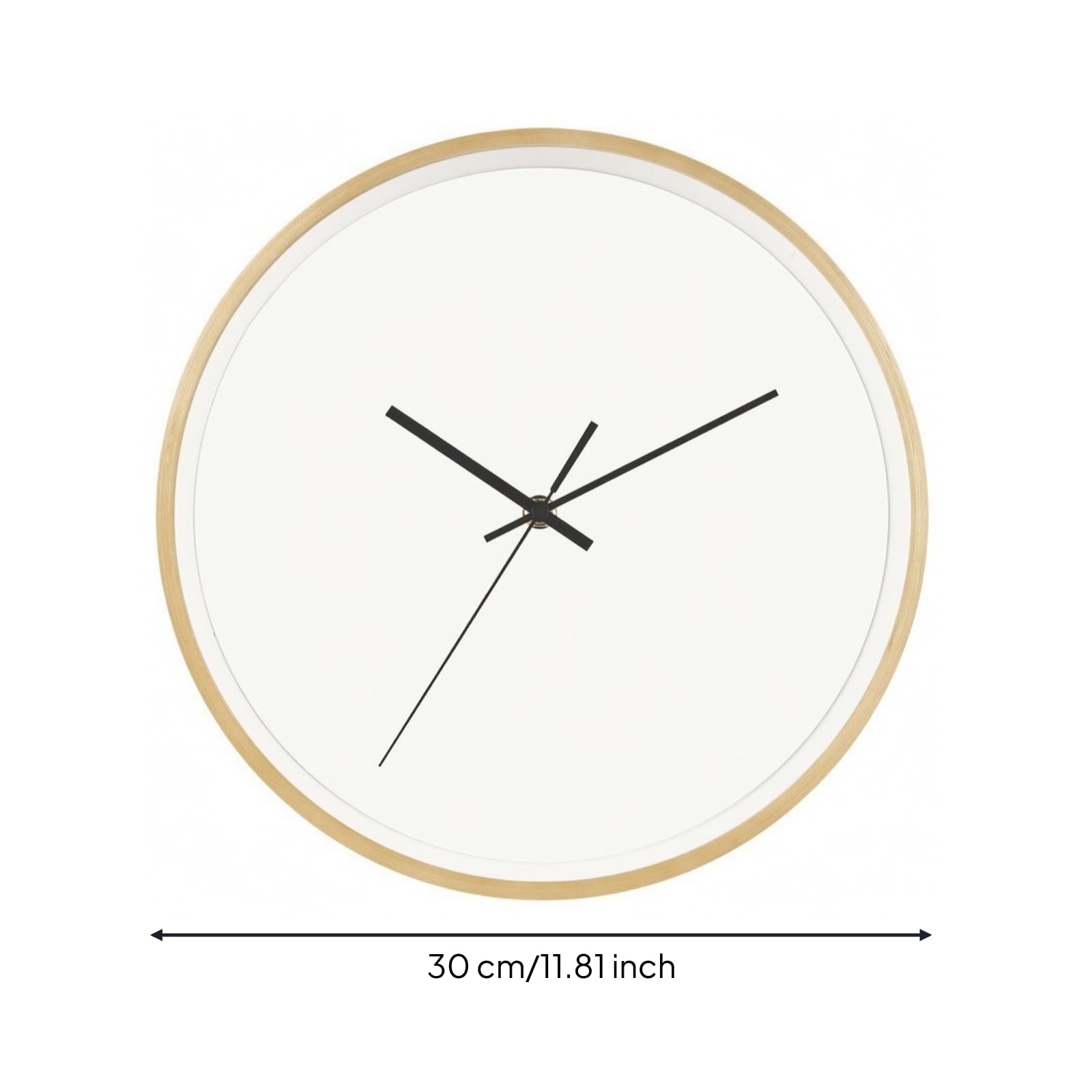 TISHITA Mouvement D'horloge à Mécanisme, Bois Naturel
