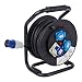 Produktbild Carbest CEE Camping Kabeltrommel, 25 Meter, 3X 2,5 mm, 3600 Watt 16A, Thermoschutzschalter IP44 i