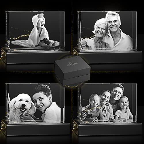 Strongus 3D Crystal Personalized Photo, For - Mom, Mother, Her, Him, Boyfriend, Gilfried, Dad, Birthday, Anniversary, 3D Customized Picture - Landscape Xx-Large #TOP2