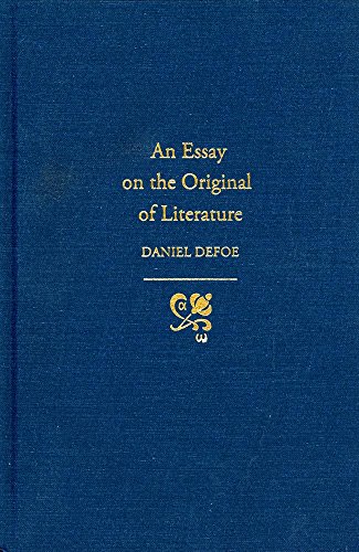 An Essay on the Original of Literature