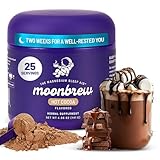 MoonBrew Nighttime Magnesium Hot Cocoa Jar, Natural Sleep Aid Drink Mix for Adults - Calming Melatonin-Free Sleep Support - Sleepy Hot Chocolate Powder with L-Theanine, Chamomile & Zinc Glycinate