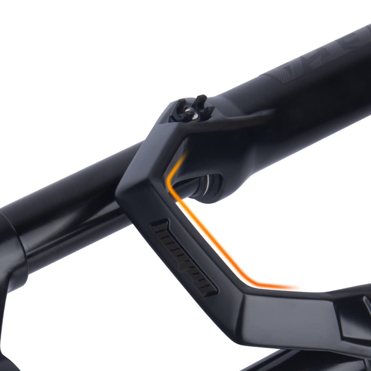 Fourche de vélo à Suspension 27,5/29 Pouces, Pivot Droit sans Filetage 1-1/8", débattement de 80 mm, contrôle d'épaule (29")