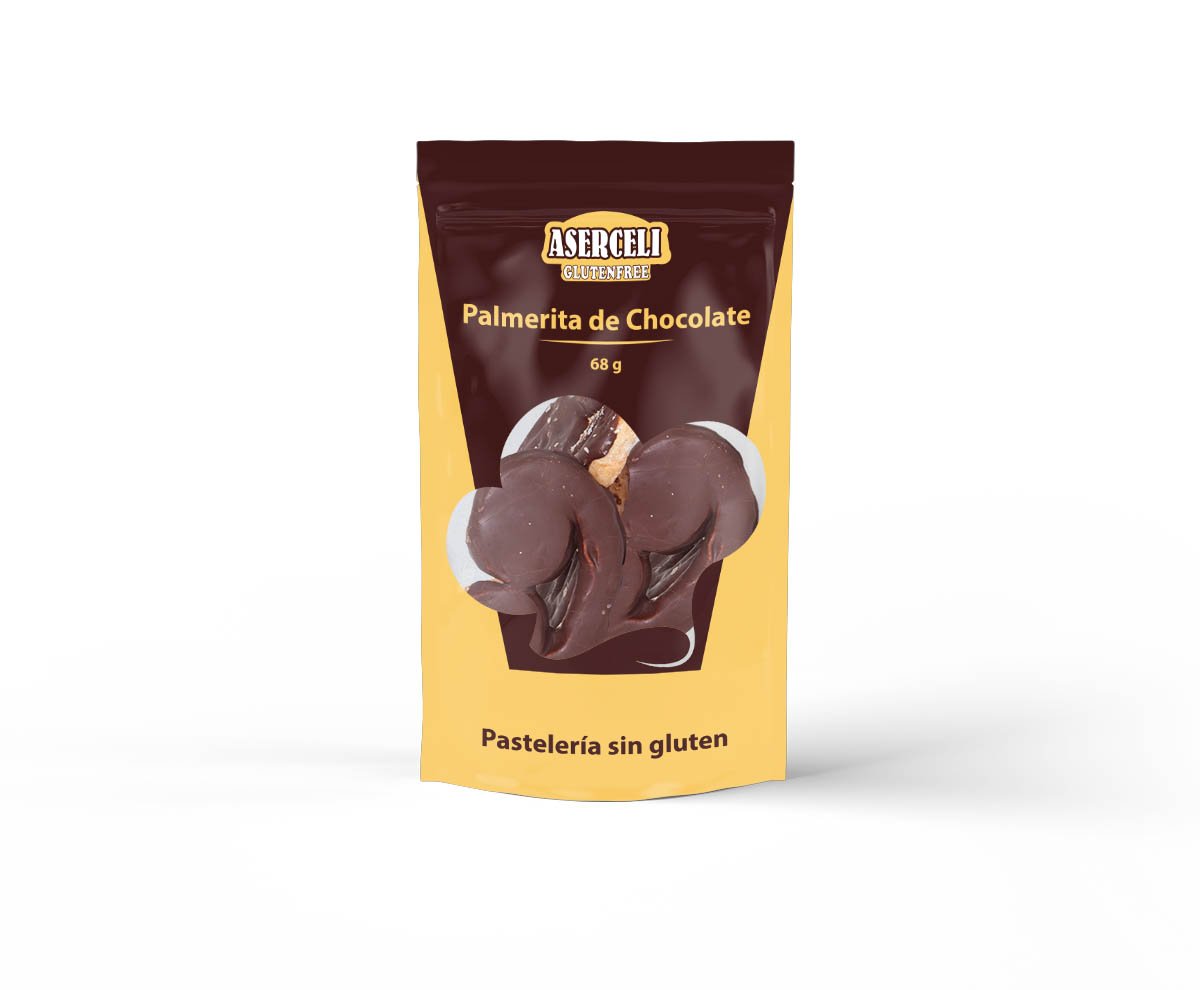 Aserceli Palmerita De Chocolate - Grande en Sabor y Portiones 68Gr - Favorito de Consumidores Americanos