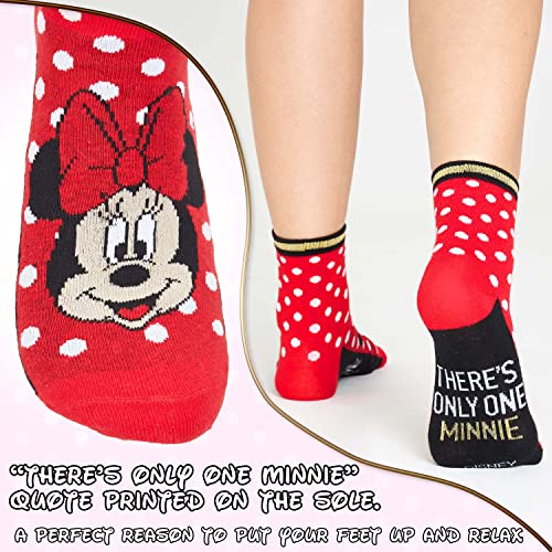 Image of Disney Stitch Socks Gifts for Women Teens, US Size 4-9, Baby Yoda Pack of 5 Fuzzy Casual Crew Socks for Home Sleep Winter