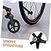 NOLITOY 4pcs Wheelchair Front Wheel Replacement Heavy Duty Wheel Wheelchair Accessories Smooth Quiet and Wear-Resistant