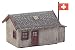 Faller HO Scale Building/Structure Kit Wood Cabin/Mountain Refuge - Weathered