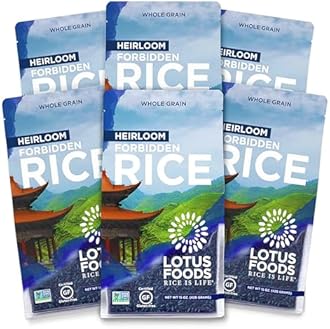 Lotus Foods Heirloom Forbidden Rice, 15-Ounce (Pack of 6)