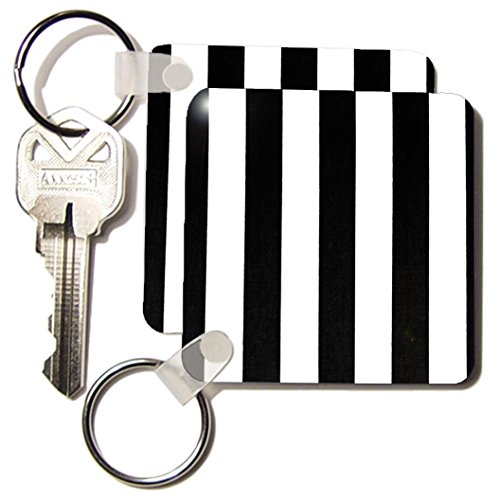 Porte-clés piano key noir et blanc 3drose lot de 2