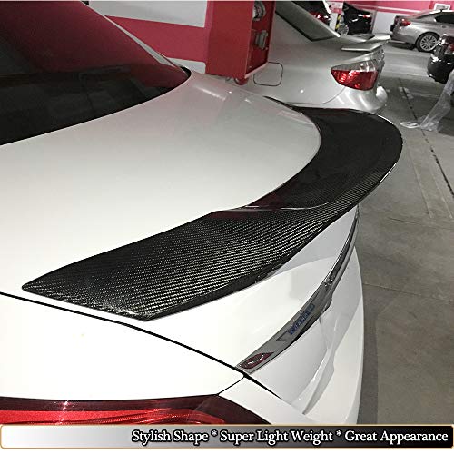 MCARCAR KIT Carbon Fiber Trunk Lid Spoiler Wing Fits for Mercedes Benz C Class W205 C180 C200 C250 C300 C400 C43 C63 AMG Sedan 2014-2019 Factory Outlet CF Rear Boot Lid Highkick Wing Lip