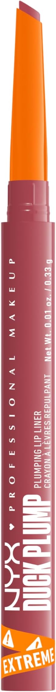 NYX Professional Makeup Duck Plump Plumping Lip Liner, Lip Liner, Up To 10 HR Wear, Matte Finish, Pinkjection
