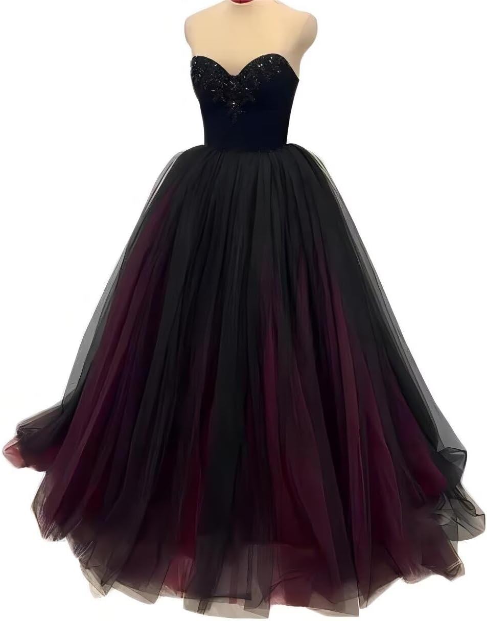 Dydsz Elegant Beaded Evening Gowns for Women Formal Dress Gothic Prom Dress with Cape Long Wedding Guest Party Dresses