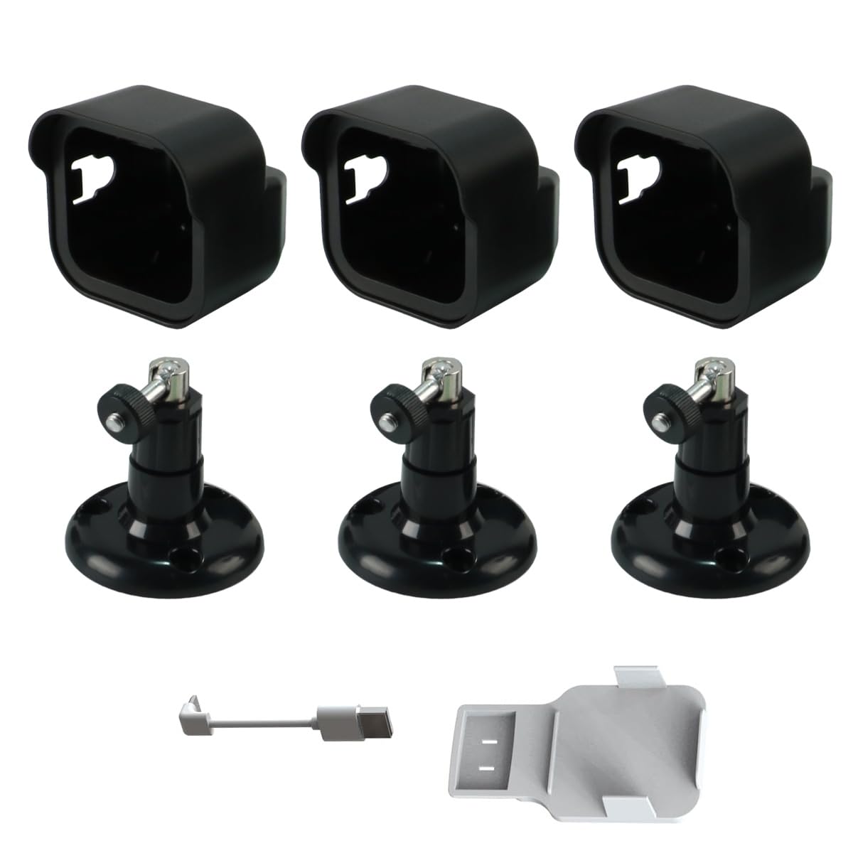 Qury 3Pack Camera Mount Bracket Compatible with Outdoor 4 Camera and Battery Extension Pack