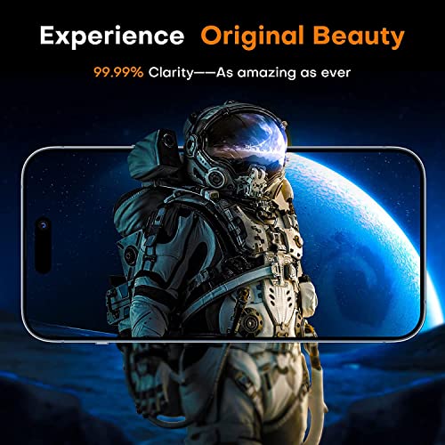 Image of Premium Grade Privacy Tempered Glass for iPhone 15 Pro Max (6.7 Inch, Pack of 1) Full Coverage Anti-Spy /Anti-Peeping Screen Protector Guard