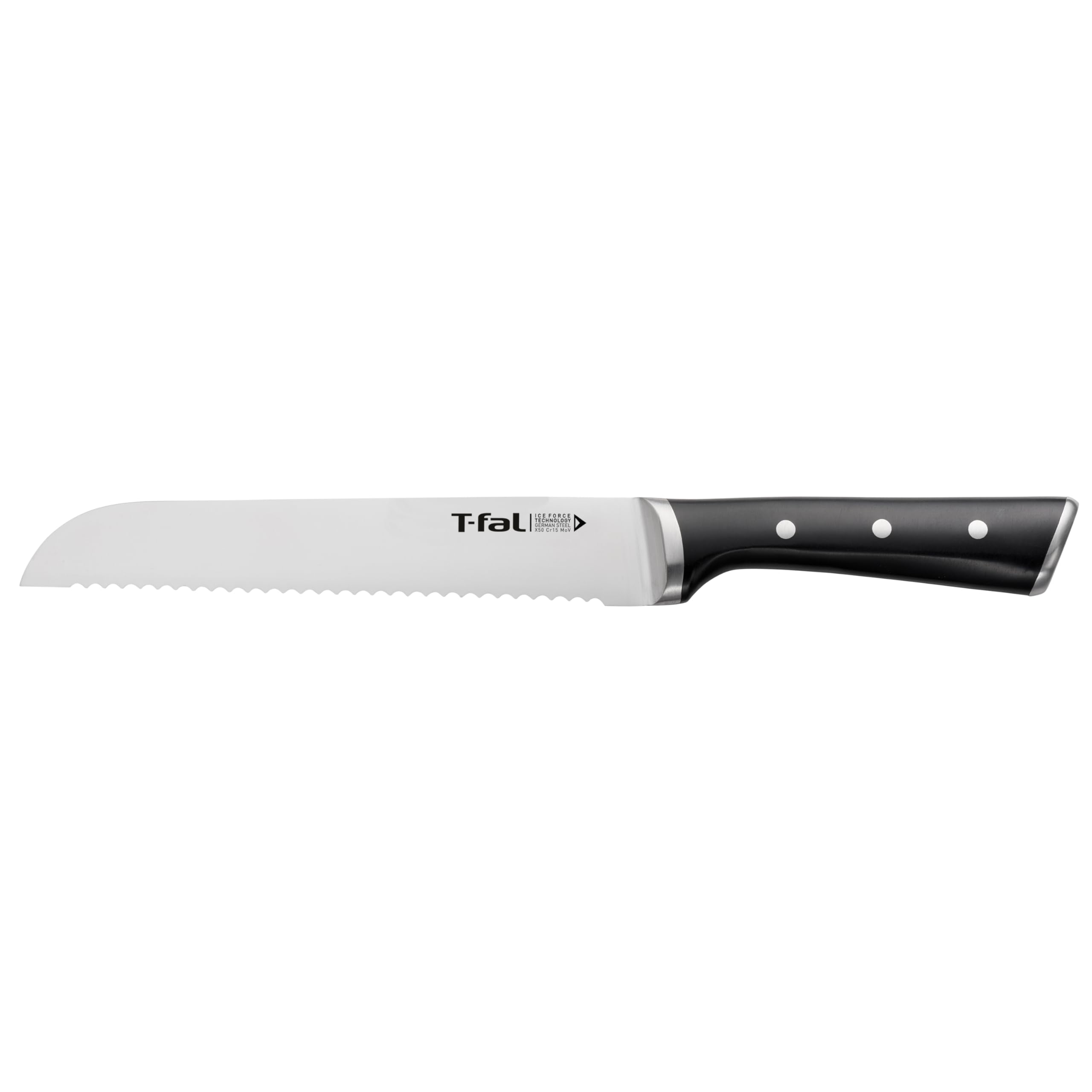 T-Fal Ice Force Bread Knife, 8 in Serrated Sourdough Slicer