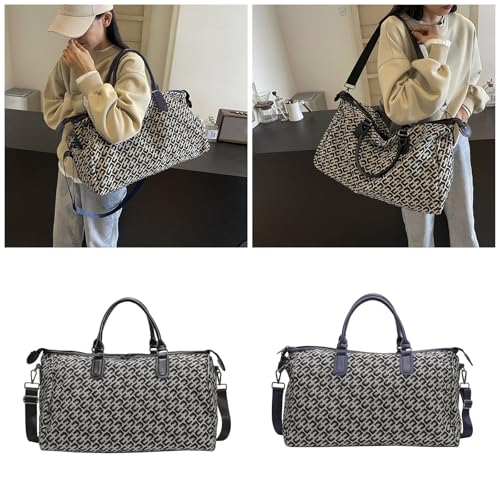 Travel Essential Duffle Bag Handbag with Zippers for Women Travel Shoulder Bag Large Carry On Hand Bag for Casual Work2