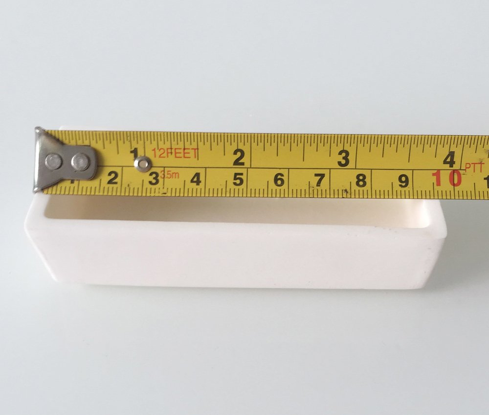 LLF 99,3% Crogiolo di allumina Al2O3 Crogiolo di analisi dell'ossido di alluminio per laboratorio (100X40X20MM)