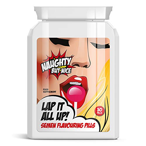 NAUGHTY BUT NICE Lap IT All UP Semen FLAVOURING Pills – Yummy Tasting Cum Enhancement NAUGHTY BUT NICE Lap IT All UP Semen FLAVOURING Pills – Yummy Tasting Cum Enhancement