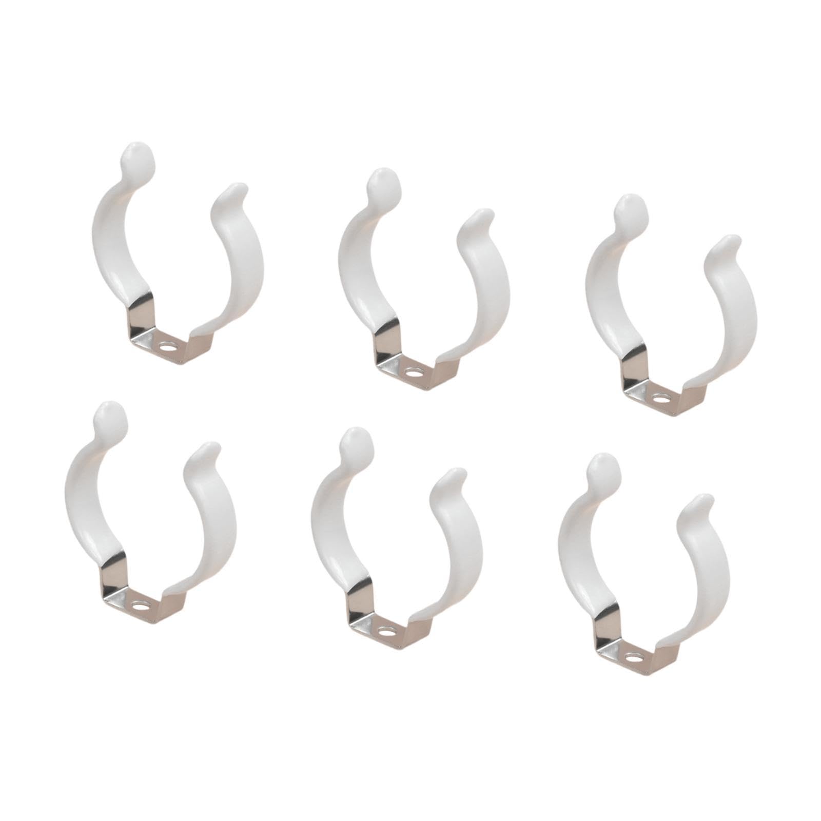 6X T12 Clips Holder Bracket Pipe Clamps Easy to Install Mounting Accessories Steel and PVC | Home & Garden | Lamps, Lighting & Ceiling Fans | Lighting Parts & Accessories-image-37