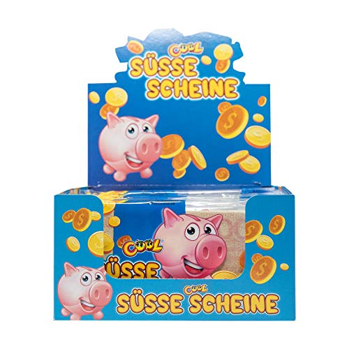 COOL Süße Scheine Esspapier, 24 Bündel Banknoten, ein Haufen Spielgeld, 24 Flowpacks mit je 14 Geldscheinen (1 x 168g)