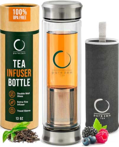 Pure Zen Tea Infuser Bottle 13 oz