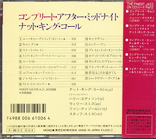 NAT 'KING' COLE AND HIS TRIO THE NAT KING COLE TR - After Midnight - Disque CD